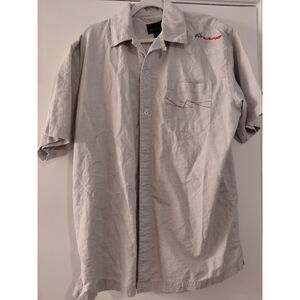 Fubu Men's Button Up Short Sleeve XL Y2K Hip Hop Streetwear